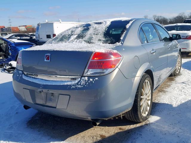 1G8ZV57778F123371 - 2008 SATURN AURA XR GRAY photo 4