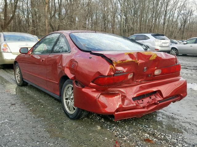 JH4DC435XYS007298 - 2000 ACURA INTEGRA LS RED photo 3