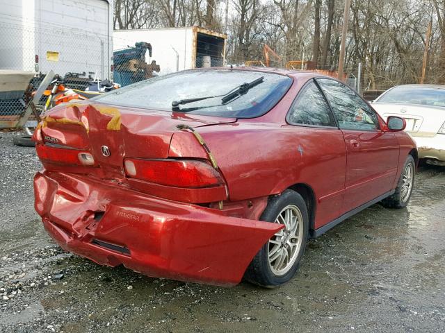 JH4DC435XYS007298 - 2000 ACURA INTEGRA LS RED photo 4