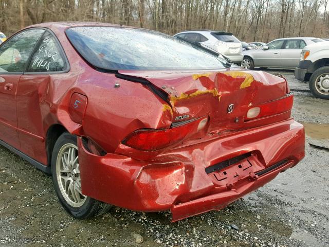 JH4DC435XYS007298 - 2000 ACURA INTEGRA LS RED photo 9