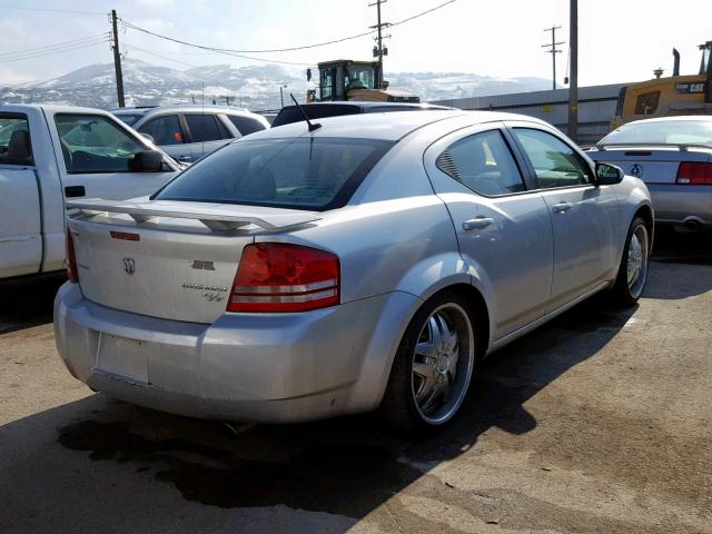 1B3LC76V79N507124 - 2009 DODGE AVENGER R/ SILVER photo 4