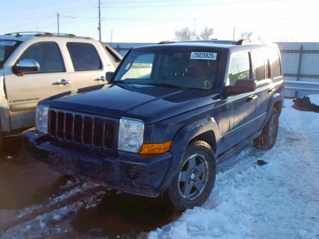 1J8HG48NX6C143513 - 2006 JEEP COMMANDER BLUE photo 2