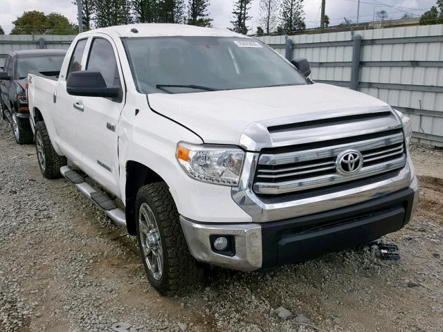 5TFRW5F16GX201843 - 2016 TOYOTA TUNDRA DOU WHITE photo 1