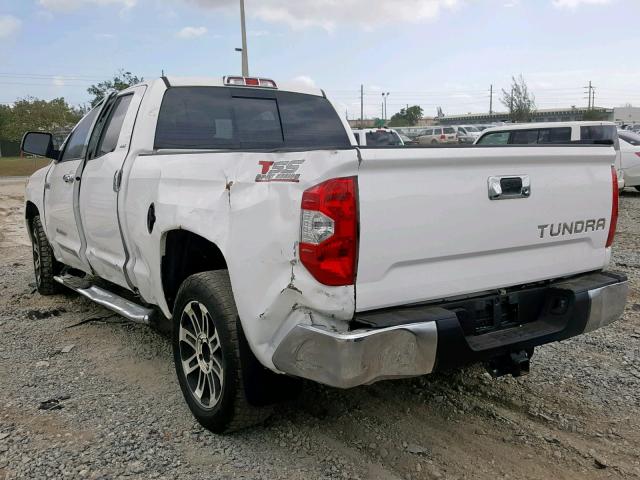 5TFRW5F16GX201843 - 2016 TOYOTA TUNDRA DOU WHITE photo 3