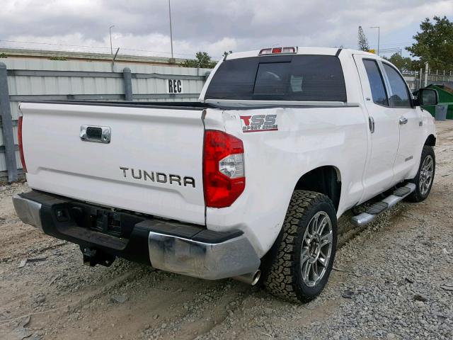 5TFRW5F16GX201843 - 2016 TOYOTA TUNDRA DOU WHITE photo 4