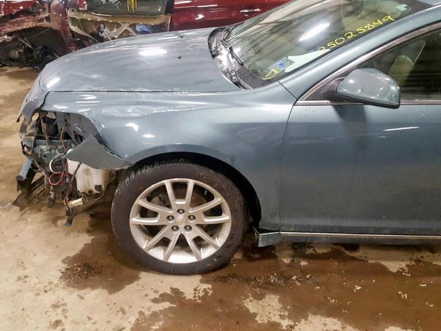 1G1ZK57B094210246 - 2009 CHEVROLET MALIBU LTZ მწვანე ფოტო 9