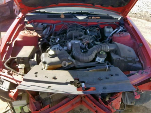 1ZVFT80N375254081 - 2007 FORD MUSTANG RED photo 7