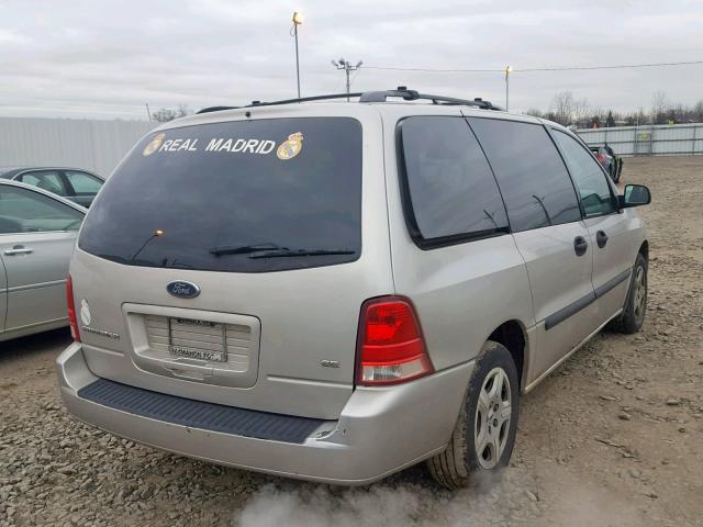 2FMZA51634BA88434 - 2004 FORD FREESTAR S SILVER photo 4