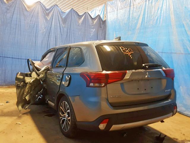 JA4AZ3A34JZ059208 - 2018 MITSUBISHI OUTLANDER GRAY photo 3