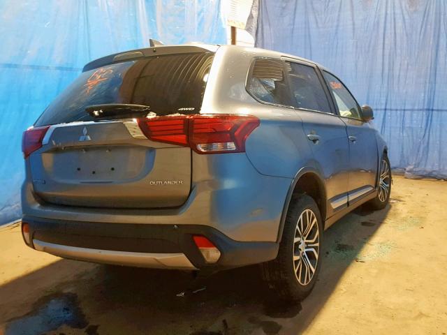 JA4AZ3A34JZ059208 - 2018 MITSUBISHI OUTLANDER GRAY photo 4