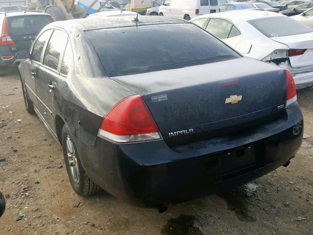 2G1WA5E32E1134651 - 2014 CHEVROLET IMPALA LIM BLACK photo 3