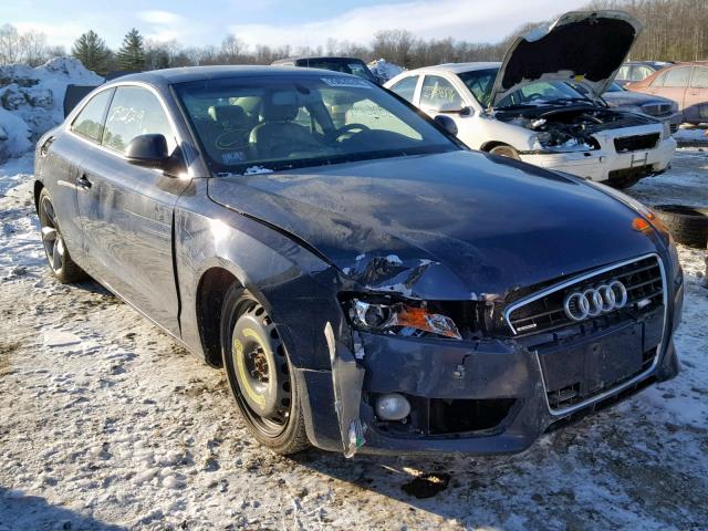 WAUDK78T29A035033 - 2009 AUDI A5 QUATTRO BLUE photo 1