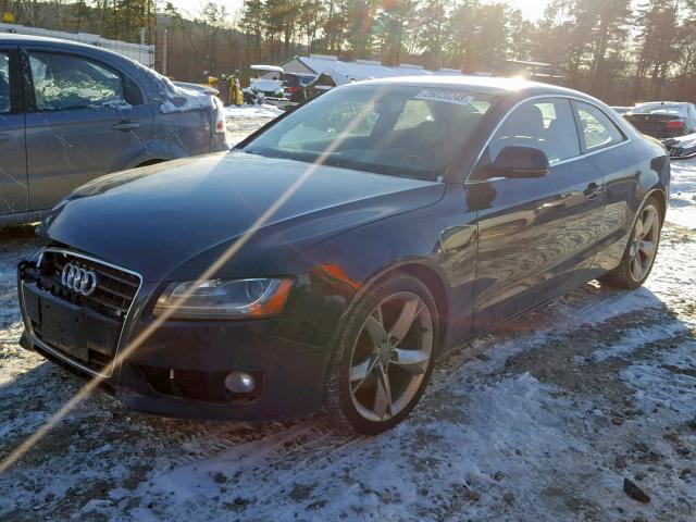 WAUDK78T29A035033 - 2009 AUDI A5 QUATTRO BLUE photo 2