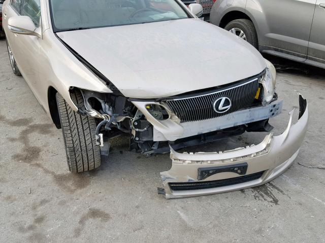 JTHBE1KS1B0053791 - 2011 LEXUS GS 350 GOLD photo 9