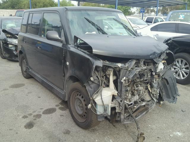 JTLKT324964060625 - 2006 TOYOTA SCION XB BLACK photo 1