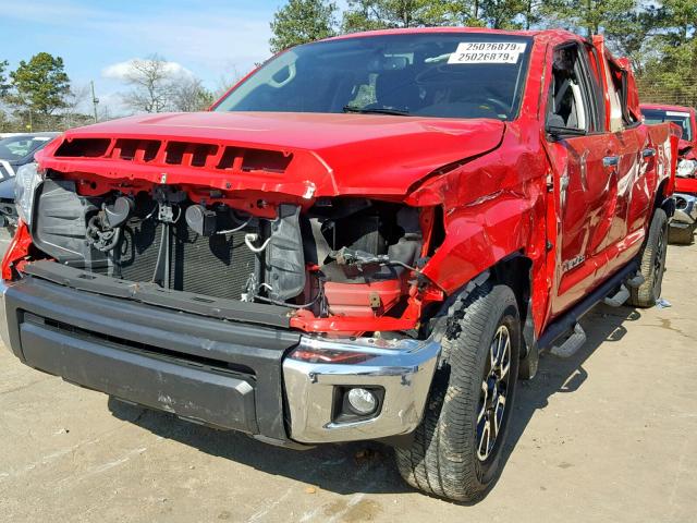 5TFHW5F10GX517198 - 2016 TOYOTA TUNDRA CRE RED photo 9