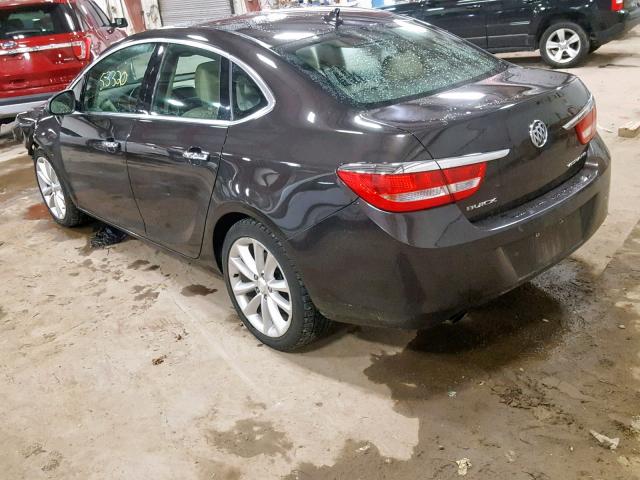 1G4PP5SK8C4183016 - 2012 BUICK VERANO BROWN photo 3