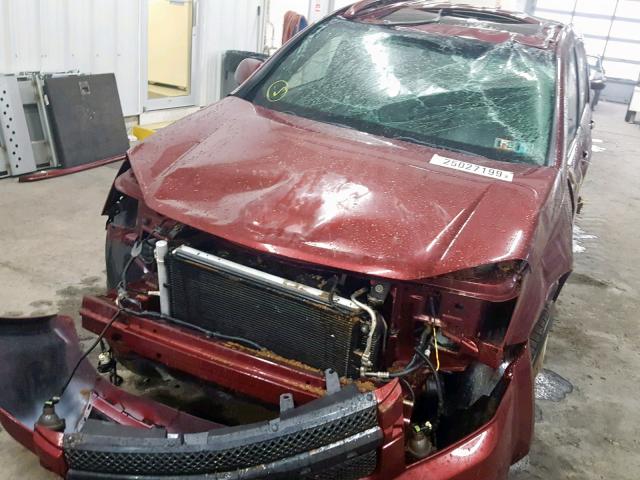 2CNDL937986061397 - 2008 CHEVROLET EQUINOX SP MAROON photo 9