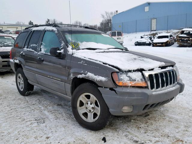 1J4GW48S3YC343464 - 2000 JEEP GRAND CHER GRAY photo 1