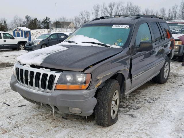 1J4GW48S3YC343464 - 2000 JEEP GRAND CHER GRAY photo 2