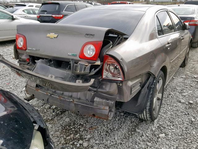 1G1ZC5EU9BF292277 - 2011 CHEVROLET MALIBU 1LT GRAY photo 4