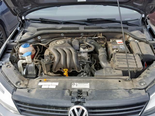 3VW2K7AJ5CM308623 - 2012 VOLKSWAGEN JETTA BASE 灰色 照片 7