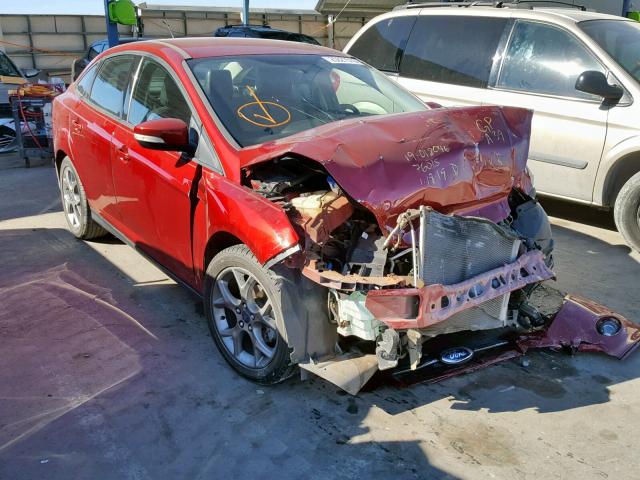 1FADP3F25EL443960 - 2014 FORD FOCUS SE MAROON photo 1