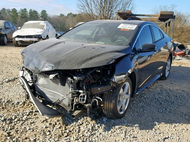 1G1RA6S55HU187636 - 2017 CHEVROLET VOLT LT BLACK photo 2