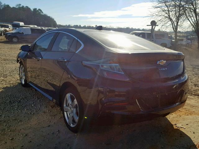 1G1RA6S55HU187636 - 2017 CHEVROLET VOLT LT BLACK photo 3