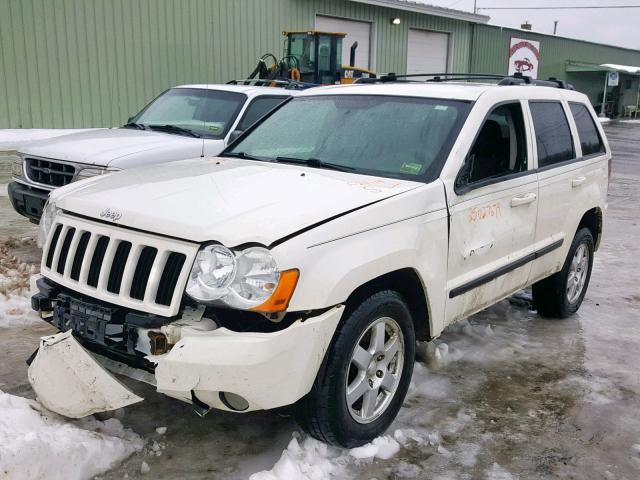 1J8GR48K98C227613 - 2008 JEEP GRAND CHER WHITE photo 2