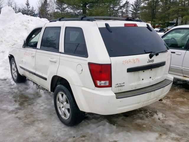 1J8GR48K98C227613 - 2008 JEEP GRAND CHER WHITE photo 3