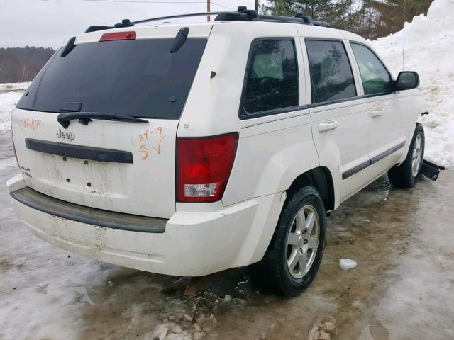 1J8GR48K98C227613 - 2008 JEEP GRAND CHER WHITE photo 4