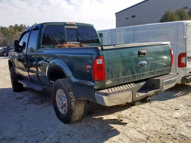 1FTWX31RX8EA48091 - 2008 FORD F350 SRW S GREEN photo 3