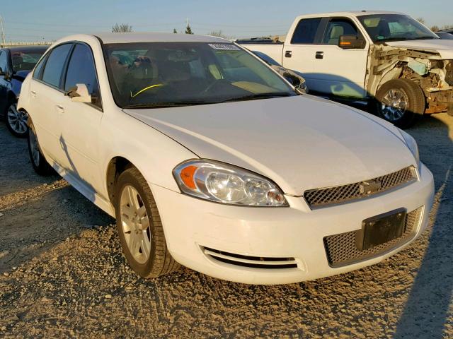 2G1WB5E38G1179450 - 2016 CHEVROLET IMPALA LIM WHITE photo 1