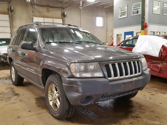 1J4GW48S74C235259 - 2004 JEEP GRAND CHER GRAY photo 1