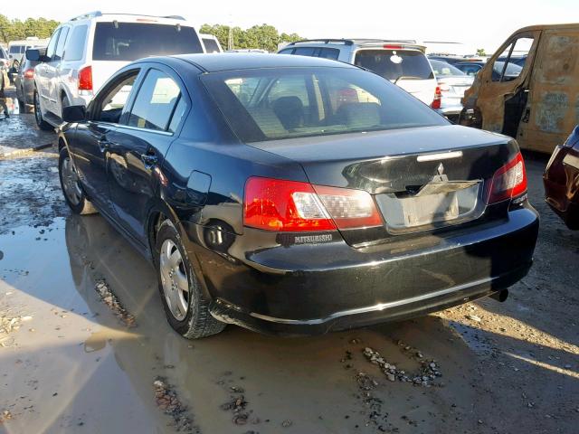 4A32B3FF4CE020191 - 2012 MITSUBISHI GALANT ES BLACK photo 3