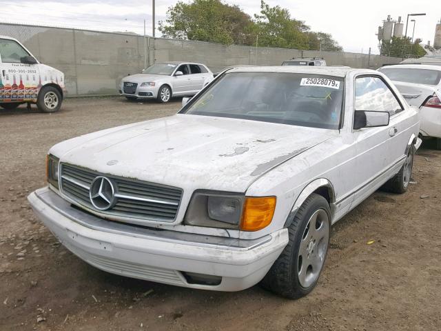 WDBCA44A3EA079670 - 1984 MERCEDES-BENZ 500 SEC WHITE photo 2