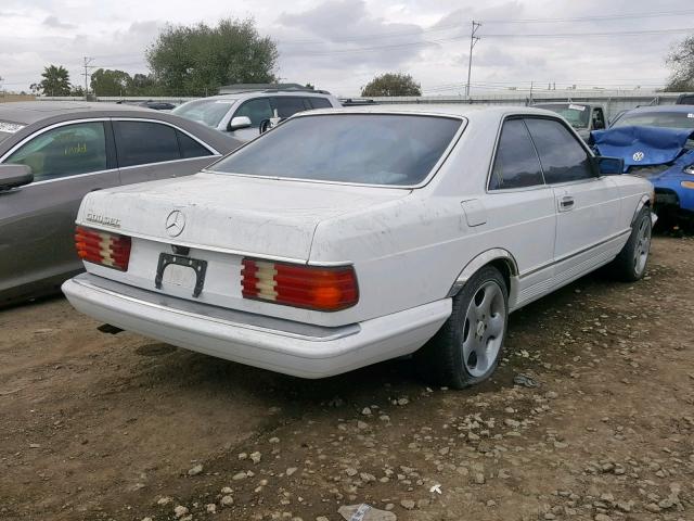 WDBCA44A3EA079670 - 1984 MERCEDES-BENZ 500 SEC WHITE photo 4