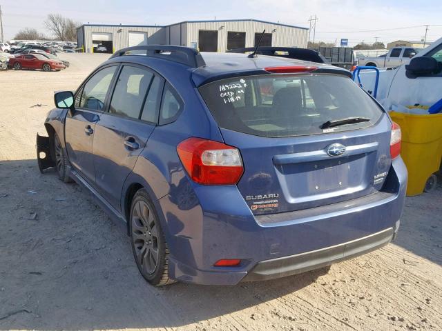 JF1GPAL61CH247409 - 2012 SUBARU IMPREZA SP BLUE photo 3