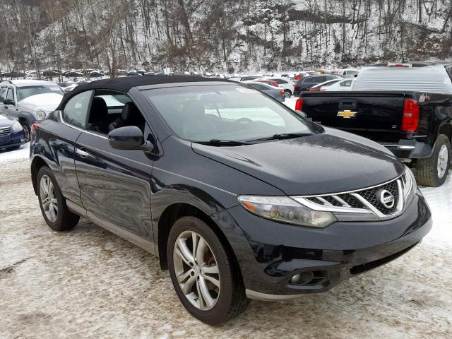 JN8AZ1FY7BW000837 - 2011 NISSAN MURANO CRO BLACK photo 1