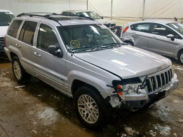 1J4GW58N83C518350 - 2003 JEEP GRAND CHER SILVER photo 1