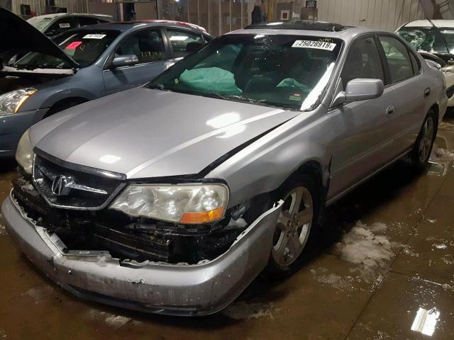 19UUA56612A025317 - 2002 ACURA 3.2TL SILVER photo 2