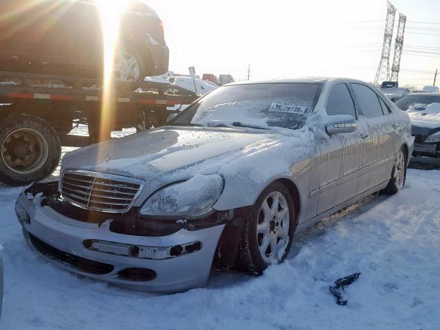 WDBNG83J03A382466 - 2003 MERCEDES-BENZ S 430 4MAT SILVER photo 2