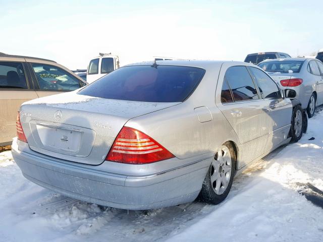 WDBNG83J03A382466 - 2003 MERCEDES-BENZ S 430 4MAT SILVER photo 4