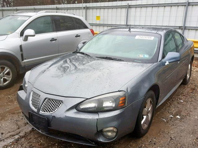 2G2WP522251221813 - 2005 PONTIAC GRAND PRIX GRAY photo 2