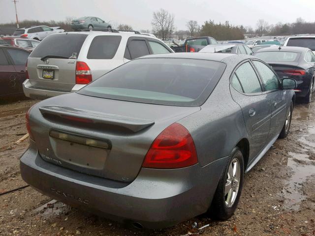 2G2WP522251221813 - 2005 PONTIAC GRAND PRIX GRAY photo 4