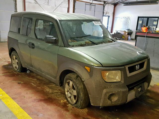 5J6YH285X3L052840 - 2003 HONDA ELEMENT EX GREEN photo 1