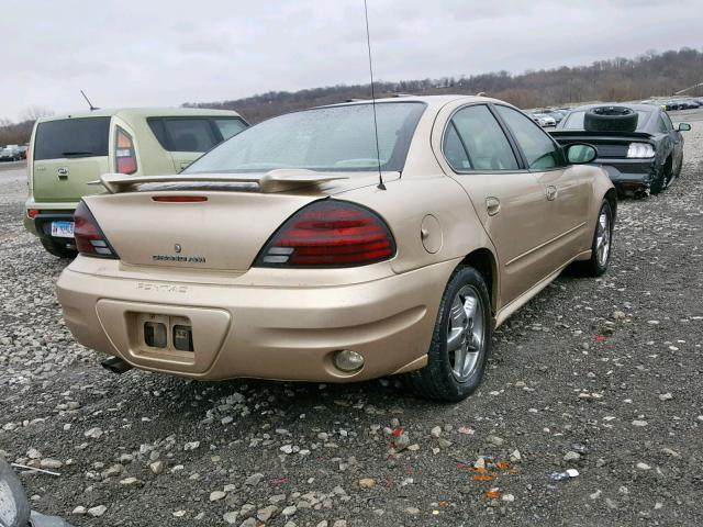 1G2NF52E24M507995 - 2004 PONTIAC GRAND AM S GOLD photo 4