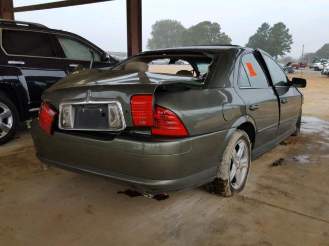 1LNHM87AXYY841675 - 2000 LINCOLN LS GREEN photo 4