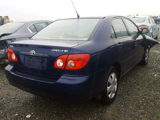 1NXBR32E06Z599231 - 2006 TOYOTA COROLLA CE BLUE photo 4